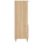 vidaXL Buffet haut Chêne sonoma 40x36x110 cm Bois d'ingénierie