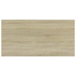 vidaXL Panneau de bibliothèque 4Pièces Chêne sonoma 80x40x1 5cm Aggloméré