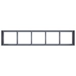 vidaXL Jardinière anthracite 200x40x40 cm acier laminé à froid