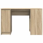 vidaXL Bureau chêne sonoma 120x42x76 cm bois d'ingénierie