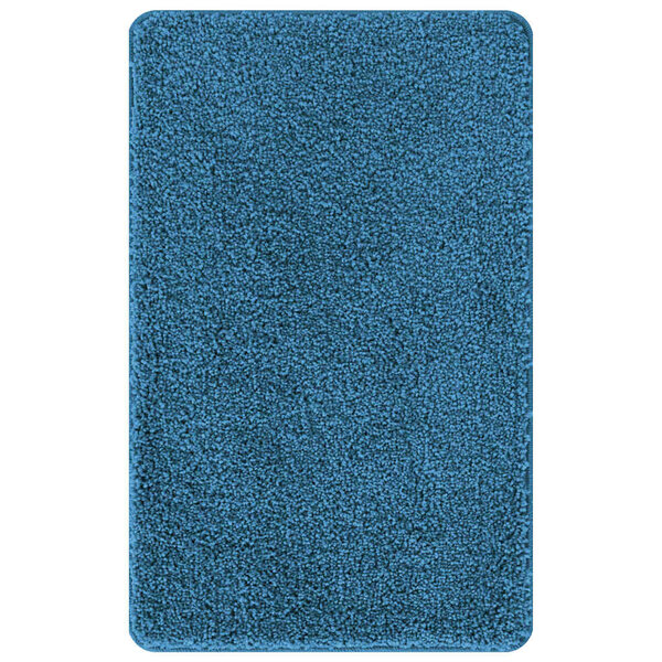 vidaXL Tapis de bain antidérapant Bleu 50 x 80 cm PP