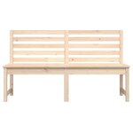 vidaXL Banc de jardin 157 5 cm bois massif de pin