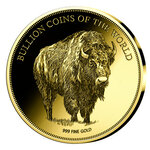 Monnaie BUFFALO Bullion Coins of the World 2020 1/500 Oz Or 3000 Francs Chad (PRÉCOMMANDE)
