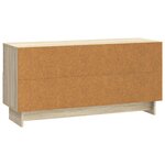 vidaXL Meuble TV Chêne Sonoma 102 x 34 5 x 50 cm Bois d'ingénierie