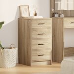 vidaXL Buffet en chêne Sonoma 40x41x75 cm en bois d'ingénierie