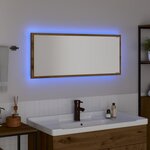 vidaXL Miroir chêne artisanal 90 x 8.5 x 37 cm Bois d'ingénierie