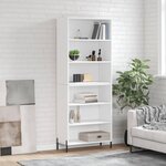 vidaXL Buffet blanc 69 5x32 5x180 cm bois d'ingénierie