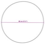 vidaXL Tapis en fausse Tafalla Gris Ø 80 cm Polyester