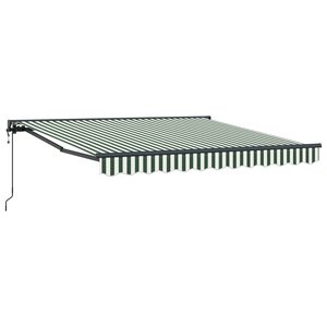 vidaXL Cadre d'auvent Vert et blanc 300 x 250 cm