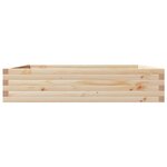 vidaXL Jardinière 110x110x23 cm bois de pin massif