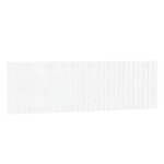 vidaXL Tête de lit murale Blanc 185x3x60 cm Bois massif de pin