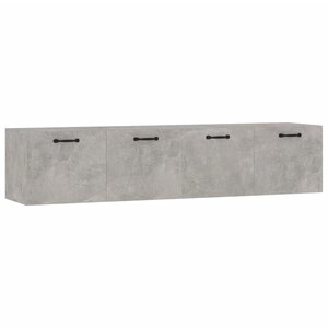 vidaXL Armoires murales 2Pièces Gris béton 60x36 5x35cm Bois d'ingénierie