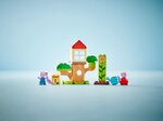 LEGO DUPLO - Ensemble de jardin et cabane dans l'arbre de Peppa Pig - 10431