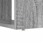 vidaXL Bureau Gris Sonoma 113 x 54 x 120 cm Bois d'ingénierie