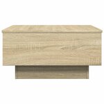 vidaXL Table basse chêne sonoma 60x45x31 cm bois d'ingénierie