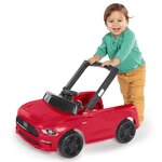 Bright starts trotteur bébé 3 en 1 ford mustang rouge