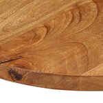 vidaXL Dessus de table Ø 40x2 5 cm rond bois de manguier massif