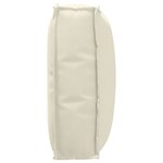 vidaXL Coussin Crème 50 x 40 x 12 cm Tissu Oxford