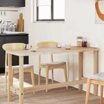 vidaXL Dessus de table rectangulaire 120x60x4 cm bois massif d'acacia