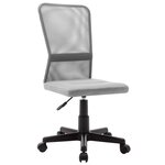 Chaise fauteuil siège de bureau informatique étude 44 x 52 x 100 cm tissu en maille gris 02_0024023