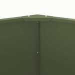 vidaXL Jardinière Vert olive 60 x 60 x 50 cm Acier