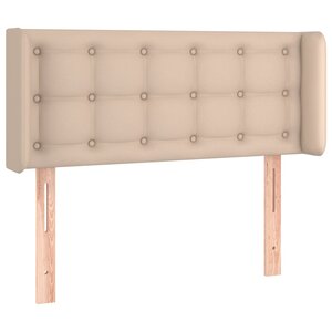 vidaXL Tête de lit avec oreilles Cappuccino 83x16x78/88 cm Similicuir