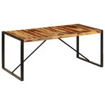 vidaXL Table de salle à manger 180x90x75 cm Bois de Sesham solide