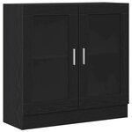 vidaXL Bibliothèque Chêne noir 82.5 x 30.5 x 80 cm Bois d'ingénierie