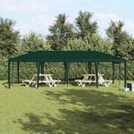 vidaXL Tente de fête Vert  Blanc 800 x 400 x 266 cm Polyester  Acier