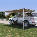 vidaXL Auvent de camping-car et caravane 4x2x2 15 m Beige
