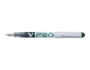 Stylo Plume jetable V-Pen Effaçable Vert PILOT