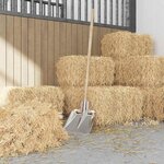 vidaXL Tête de pelle 4 Pièces Argent 41 5 x 32 5 cm Aluminium