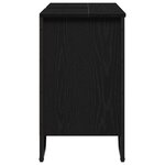 vidaXL Cabinet Sous Évier Chêne noir 91 x 35 x 60 cm Bois d'ingénierie