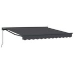 vidaXL Cadre d'auvent Anthracite 350 x 250 cm