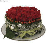 Mousse p.fleurs  à mouiller pré - emballée  ø 10 cm  hauteur 6 cm