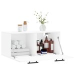 vidaXL Armoire murale blanc 80x36 5x35 cm bois d'ingénierie