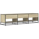 vidaXL Meuble TV chêne sonoma 180x40x46 cm bois d'ingénierie