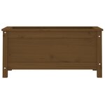 vidaXL Jardinière marron miel 82 5x40x39 cm bois massif de pin
