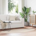 vidaXL Tapis HUARTE Beige 120 x 170 cm Polyester