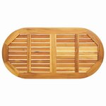 vidaXL Plateau de table Huile Naturelle 110 x 55 x 2 cm