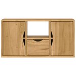 vidaXL Meuble TV avec tiroir ODDA 79x24x40 cm bois massif pin