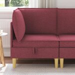 vidaXL Sofa avec rangement Tissu