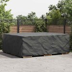 vidaXL Housse pour mobilier d'extérieur Noir 300 x 250 x 70 cm 210D