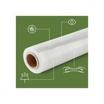 Pack and Move - Lot 6 rouleaux film étirable - 300 m - Transparent - Film déménagement Film emballage Film palette Film protection