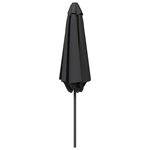 vidaXL Parasol de jardin avec base 230 x 230 cm Polyester