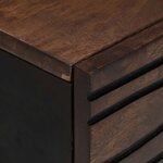 vidaXL Table basse Marron et Noir 100 x 54 x 40 cm