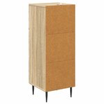 vidaXL Armoire à tiroirs Chêne Sonoma 33 x 34 5 x 89 5 cm