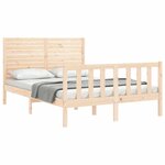 vidaXL Cadre de lit sans matelas 140x190 cm bois de pin massif