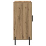 Buffet vidaXL Artisan Chêne 90x34x80 cm en bois d'ingénierie