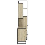 vidaXL Ensemble de meubles de salle de bain 3 Pièces chêne sonoma